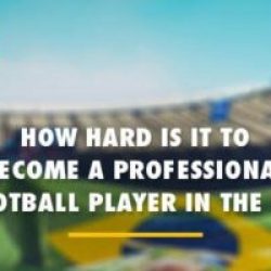 is it hard to become a professional football player